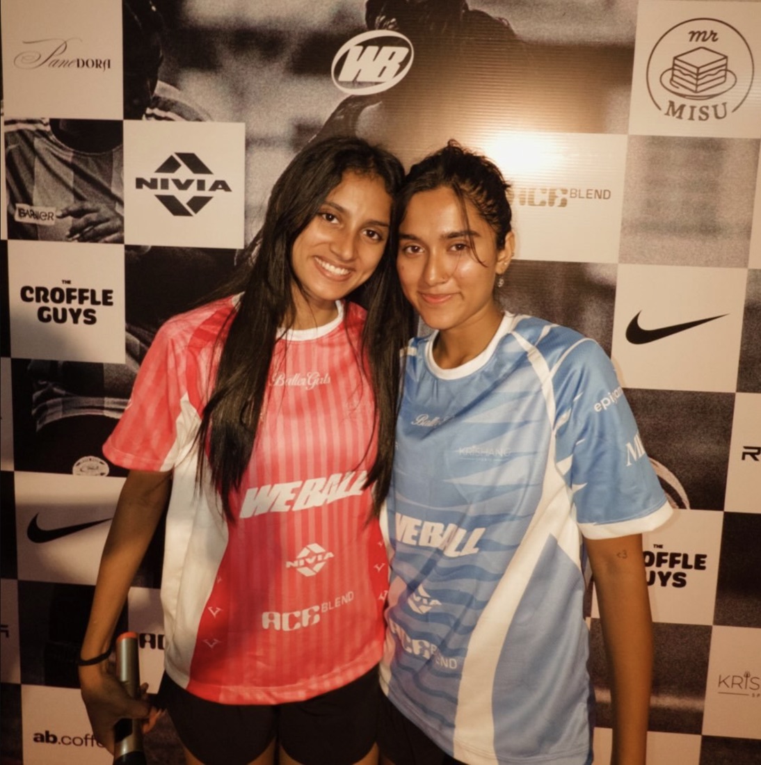 Shubhisha Sharma and Aanchal Badola, founders of Baller Girls